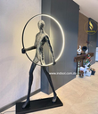 Escultura con Iluminacion LED (Auron), Elegancia y Ahorro Energético  (Indisol)
