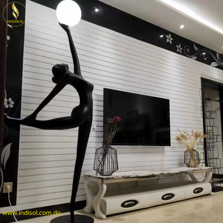 Escultura con Iluminacion LED (Ballet), Elegancia y Ahorro Energético