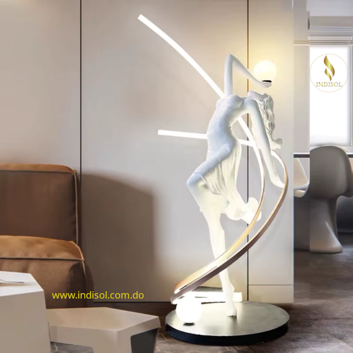Escultura con Iluminacion LED (Icaris), Elegancia y Ahorro Energético ...