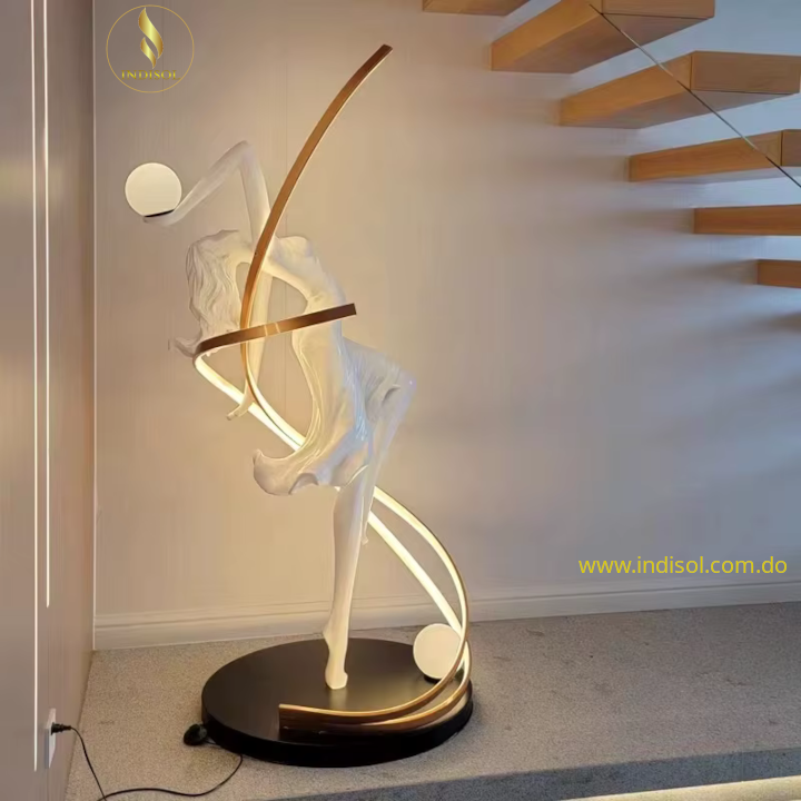 Escultura con Iluminacion LED (Icaris), Elegancia y Ahorro Energético ...