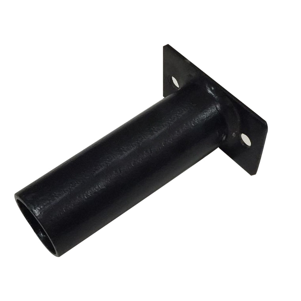 Base de Pared p/Lámpara de Calle en Hierro Negro