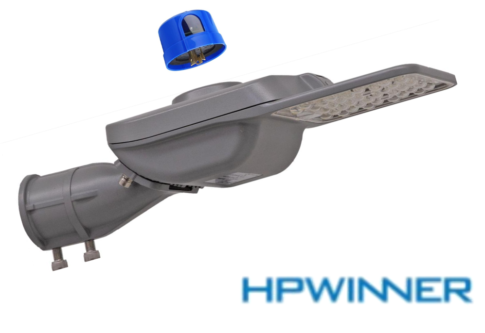 Lámpara de Calle LED Modular T88S06 con Base de 3 Pin, 90W, 3000K Blanco Cálido, 2171, 1x72pcs, Type II Short, HPW 5050, 100-277Vac, Dimmable de 0-10Vdc, Supresor de pico externo de 10KV, adaptador 40-50mm, IP68, Gris