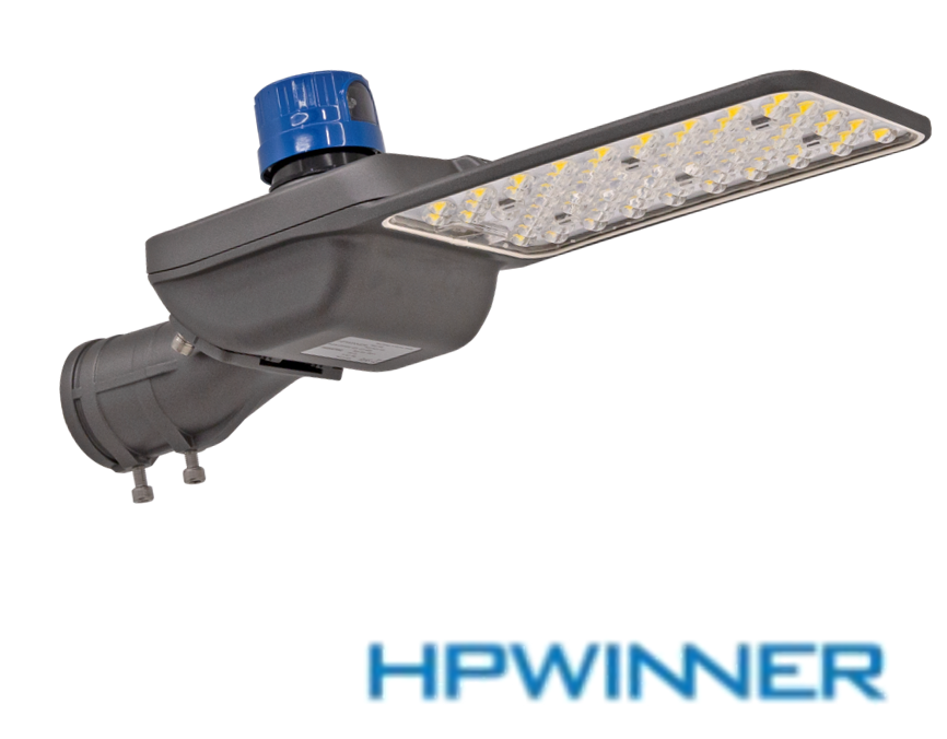 Lámpara de Calle LED Modular T88S06 con Base de 3 Pin, 90W, 4000K Blanco Natural, 2171, 1x72pcs, Type II Short, HPW 5050, 100-277Vac, Dimmable de 0-10Vdc, Supresor de pico externo de 10KV, adaptador 40-50mm, IP68, Gris