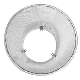 Reflector Acrílico de 90 Grados p/Lámpara LED tipo UFO QG de 100W, Hueco superior: Ф170mm, Hueco inferior: Ф310mm