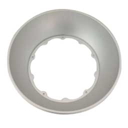 Reflector de Aluminio de 90 Grados p/Lámpara LED tipo UFO QG, 150W, Hueco superior: Ф215mm, Hueco inferior: Ф420