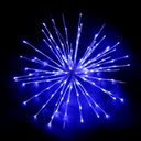 Decoracion NavideÃ±a LED tipo Fireworks p/Exterior, 3.6W, Azul, Flash, 110Vac, IP65