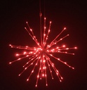 Decoracion NavideÃ±a LED tipo Fireworks p/Exterior, 3.6W, Rojo, Flash, 110Vac, IP65