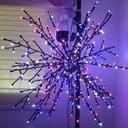 Diente de LeÃ³n 3D Smart NavideÃ±a LED p/Exterior, 3-6W, RGBW, 24Vdc, Dimensiones: Î¦3' (Î¦0.9m) 288pcs de LED, Conectable, IP67, No Incluye: Power Supply