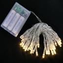 ExtensiÃ³n NavideÃ±a 35LED p/Interior con BaterÃ­a, 2700K Blanco CÃ¡lido, 4.5V