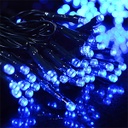 ExtensiÃ³n NavideÃ±a LED p/Exterior, 4W, Azul + CW 6000K Flash, 100LED/5Metros, 110Vac, Con cable verde de 1.5mm, IP55