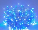 ExtensiÃ³n NavideÃ±a LED p/Exterior, 4W, Azul Celeste + CW 6000K Flash, 200LED/10Metros, 110Vac, Con cable verde de 3xÏ0.18mm2, IP44