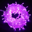 ExtensiÃ³n NavideÃ±a LED p/Exterior, 4W, PÃºrpura, 200LED/10Metros, 110Vac, Con cable clear de 3xÏ0.15mm2, IP20