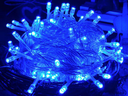 ExtensiÃ³n NavideÃ±a LED p/Interior, 4.8W, Azul, 100LED/10Metros, 110Vac, Con cable verde, Incluye: Control de 8 modos de operaciÃ³n, IP44