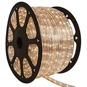 Manguera LED de Navidad de 3 pin, 110Vac, IP65, 2700K Blanco CÃ¡lido, 36Led/Mts, 360 Grados