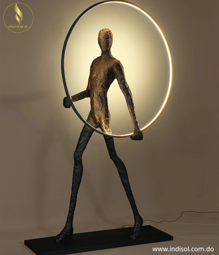 Escultura con Iluminacion LED (Auron), Elegancia y Ahorro Energético