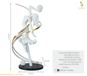 Escultura con Iluminacion LED (Icaris), Elegancia y Ahorro Energético