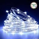 [IND-PR-00590] ExtensiÃ³n NavideÃ±a LED p/Interior Vintage, 3W, 6000K Blanco FrÃ­o, 200LED/2Metros, 110Vac, con Cable color cobre