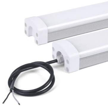 [IND-PR-00770] Lámpara Lineal Light (Tri-Proof) para Colgar LED, 60W, 3000K Blanco Cálido, Dimensiones: 1200mm, Frost, 100-277Vac, IP66, 120 Grados (UL)