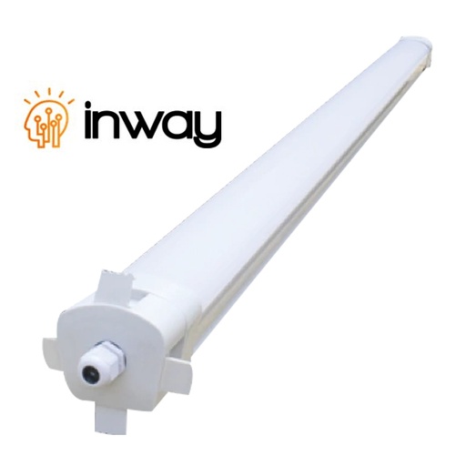 [IND-PR-00779] Lámpara Lineal Light para Colgar LED, 40W, 4000K Blanco Natural, Dimensiones: 1150x70x75mm, Frost, 100-277Vac, IP65, 120 Grados