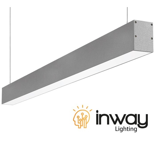[IND-PR-00786] Lámpara Lineal Light para Colgar LED, 80W, 96"(240cm), 6000K Blanco Frío, Frost, 100-240Vac, 120 Grados