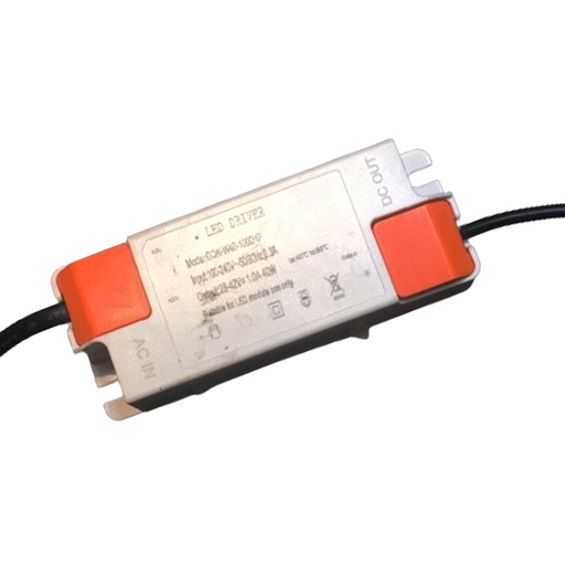 [IND-PR-00856] Driver p/Panel LED, IP20, 40W, 100-240Vac, Output: 28-42Vdc, 1000mA, FP:0.9