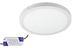 [IND-PR-00878] Kit Panel LED Circular Superficie, 24W, 11.5", 4000K Blanco Natural, 100-277Vac