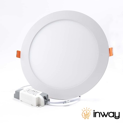 [IND-PR-00911] Kit Panel LED Circular, p/Empotrar, 3W, 2.5" (63.5mm), 3000K Blanco Cálido, 100-277Vac