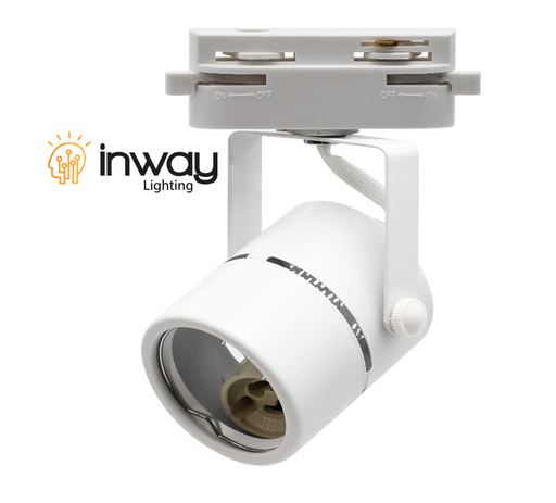 [IND-PR-01116] Cajetín p/Lámpara de Riel (Track light) LED, DG-5402-2, Base: GU10, 2 cables, Dimensiones: 60x90mm, Blanco