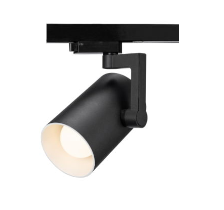 [IND-PR-01120] Cajetín p/Lámpara de Riel (Track light) LED, DG-5407-02, Base: GU10, 2 cables, Negro