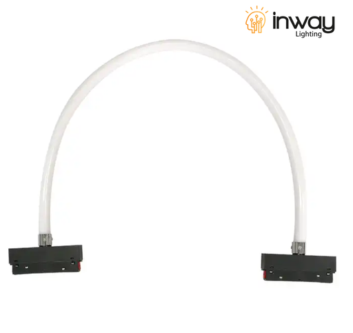 [IND-PR-01181] Lámpara Magnética LED con Tubo de Silicona p/Riel de 20mm de ancho, 10W, 4000K Blanco Natural, 48Vdc, Dimensiones: Φ20x100mm, Instalación: Empotrar o Superficie, 360 Grados, Negra