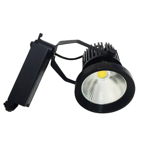 [IND-PR-01207] Lámpara de Riel (Track light) 0615 de 2 cables, 20W, 3000K Blanco Cálido, 100-260Vac, Negro