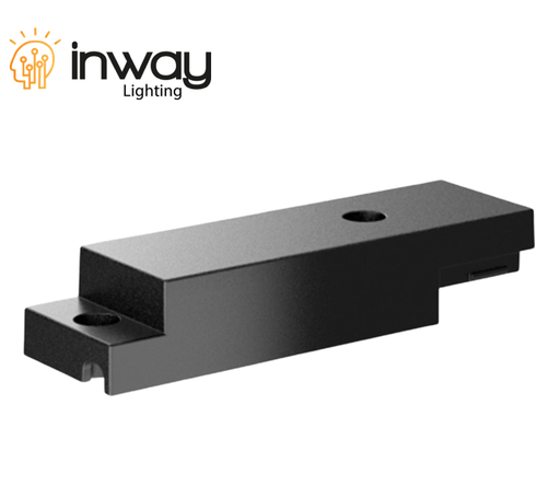 [IND-PR-01237] Módulo de Alimentación p/Riel de Superficie 27mm de Lámpara Slim Magnética y 48Vdc, Negro