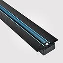 [IND-PR-01264] Riel p/Empotrar de 2 cables p/Track Light, 2.0mts, Negro