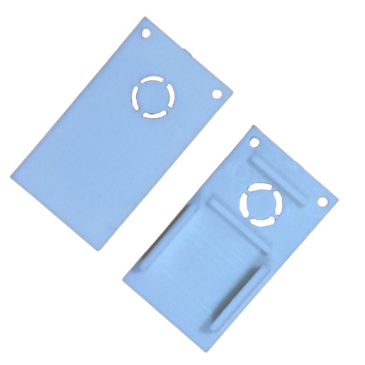 [IND-PR-01266] Tapa Terminal Blanca p/Riel de Superficie de Lámpara Magnética, 20mm de ancho y 48Vdc