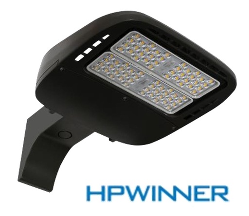 [IND-PR-01301] Lámpara de Calle LED Modular FL8A, 120W, 5000K, 3372, 36pcs, SANAN 5050, 100,000 horas de vida útil, 100-277Vac, Montaje para poste cuadrado, IP68, Gris Oscuro