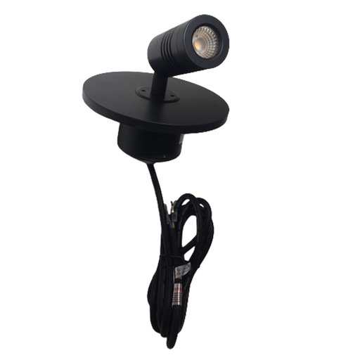 [IND-PR-01414] Lámpara tipo Reflector p/Jardín, 7.5W+4.5W, 3000K Blanco Cálido, IP65, 60 Grados, Diámetro: Ø150mm, Material: Aluminio, No incluye: Poste, estaca y base, Gris Oscuro