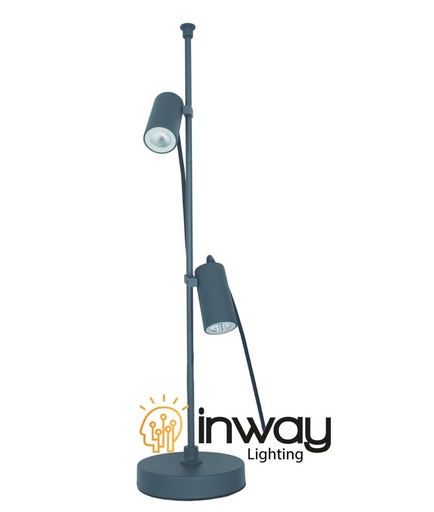 [IND-PR-01444] Reflector COB LED p/Base de Jardín, DG-1010-05, 5W, 6000K Blanco Frío, 100-265Vac, IP65, 24 Grados, Diámetro: 44mm, Gris Oscuro, Material: Aluminio