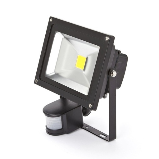 [IND-PR-01450] Reflector COB LED, 20W, 6000K Blanco Frío, 100-240Vac, Con sensor de movimiento, IP65, 120 Grados