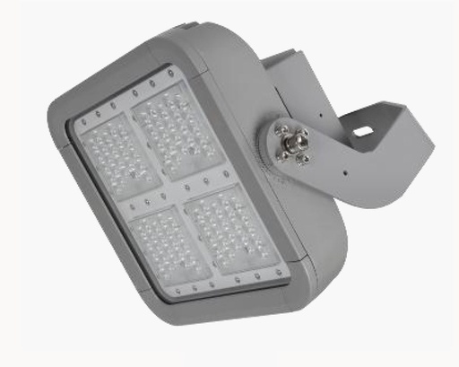 [IND-PR-01470] Reflector LED Modular FL18B-4, 240W, 5000K, M25A, 2225 (4x24pcs), 25 Grados, 100-240Vac, Con Supresor de pico interno de 10KV, IP68, Gris