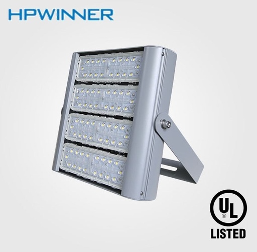[IND-PR-01476] Reflector LED Modular FL2C-4, 240W, 4 Módulos, 5000K, M16A-VCA (4x63pcs), 2360, 60 Grados, SANAN 3030, 72,000 horas de vida útil, 100-277Vac, IP68, Gris