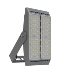 [IND-PR-01479] Reflector LED Modular FL46A-2 con Módulo Integrado, 120W, 2 Módulos, 5000K, 1354, 36pcs, 90 Grados, 100-277Vac, Dimmable de 0-10Vdc, IP68, Gris