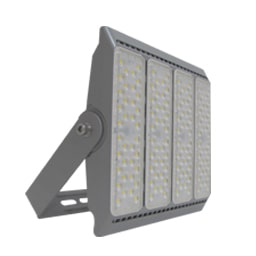 [IND-PR-01480] Reflector LED Modular FL46A-4 con Módulo Integrado, 240W, 4 Módulos, 5000K, 1354, 36pcs, 90 Grados, 100-277Vac, Dimmable de 0-10Vdc, IP68, Gris