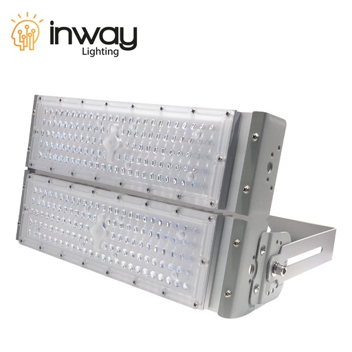 [IND-PR-01485] Reflector LED RayFlex de 2 módulos, 200W, 6000K Blanco Frío, 100-277Vac, IP65, 60 Grados, Gris
