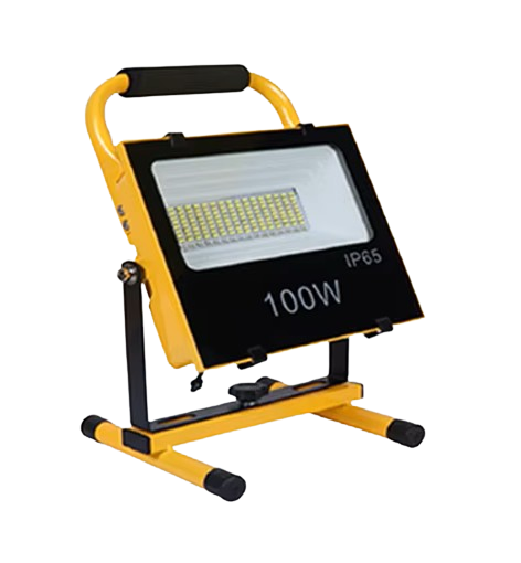 [IND-PR-01501] Reflector SMD LED Recargable, 100W, 6000K Blanco Frío, 100-240Vac, IP65, 120 Grados