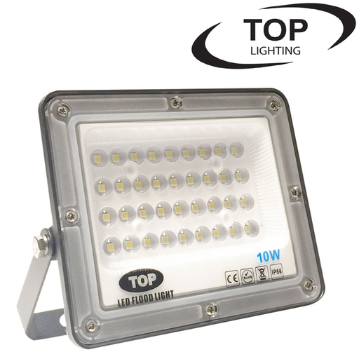 [IND-PR-01514] Reflector SMD TOP, 10W, 3000K Blanco Cálido, 100-265Vac, IP65, 90 Grados, Negra, Dimensiones: 120x85x25mm