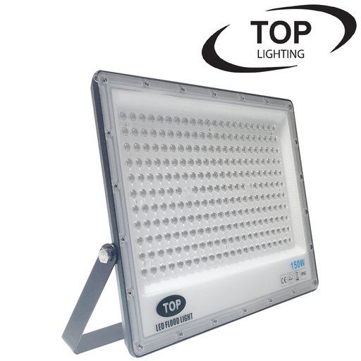 [IND-PR-01516] Reflector SMD TOP, 150W, 6000K Blanco Frío, 100-265Vac, IP65, 90 Grados, Negra, Dimensiones: 280x378x25mm
