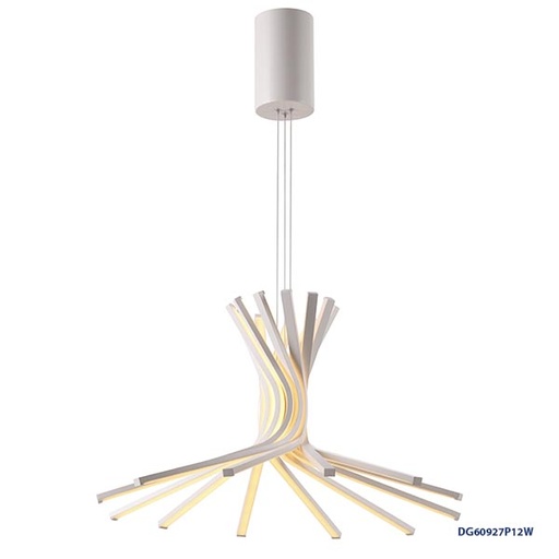 [IND-PR-00201] Lámpara LED Decorativa Colgante, DG60927P, 156W, 13x12W, 3000K Blanco Cálido, 85-265Vac, Dimensiones: Φ700x1200mm, IP20