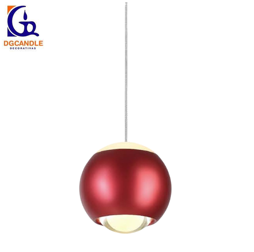 [IND-PR-00208] Lámpara LED Decorativa Colgante, DG61240P, 7W, 4000K Blanco Natural, 85-265Vac, Dimensiones: Φ94x1500mm, IP20, Rose Gold