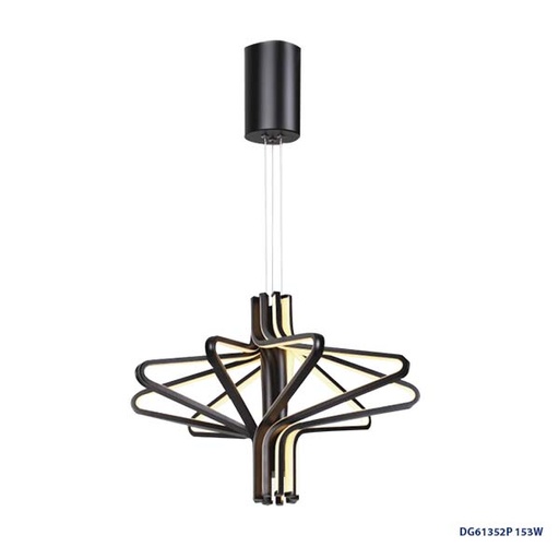 [IND-PR-00209] Lámpara LED Decorativa Colgante, DG61352P, 153W, 9x17W, 4000K Blanco Natural, 85-265Vac, Dimensiones: 610x610x1200mm, IP20