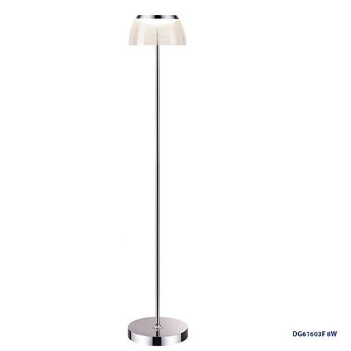 [IND-PR-00216] Lámpara LED Decorativa con Pedestal, DG61603F, 8W, 6000K Blanco Frío, 85-265Vac, IP20